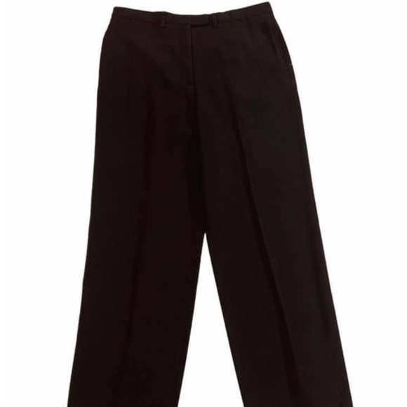 Giorgio Armani high-waisted straight leg trousers